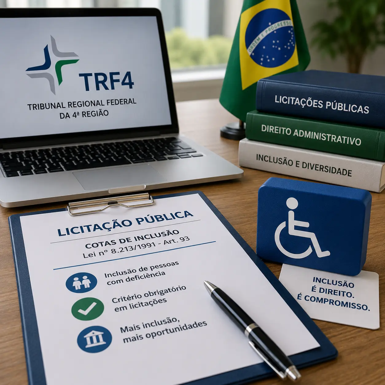 TRF4 confirma exigência de cotas de inclusão para empresas participarem de licitações públicas