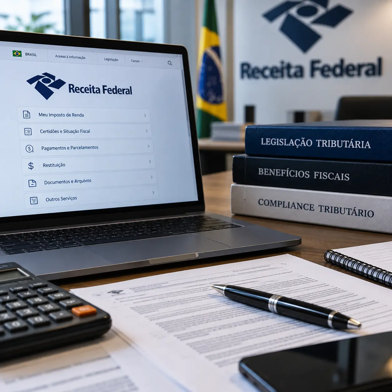 IN RFB nº 2.341/2026 muda controle de benefícios fiscais