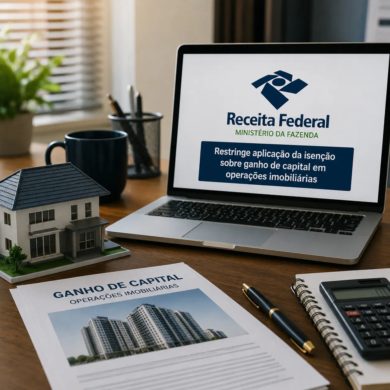 Receita Federal restringe aplicação da isenção sobre ganho de capital em operações imobiliárias