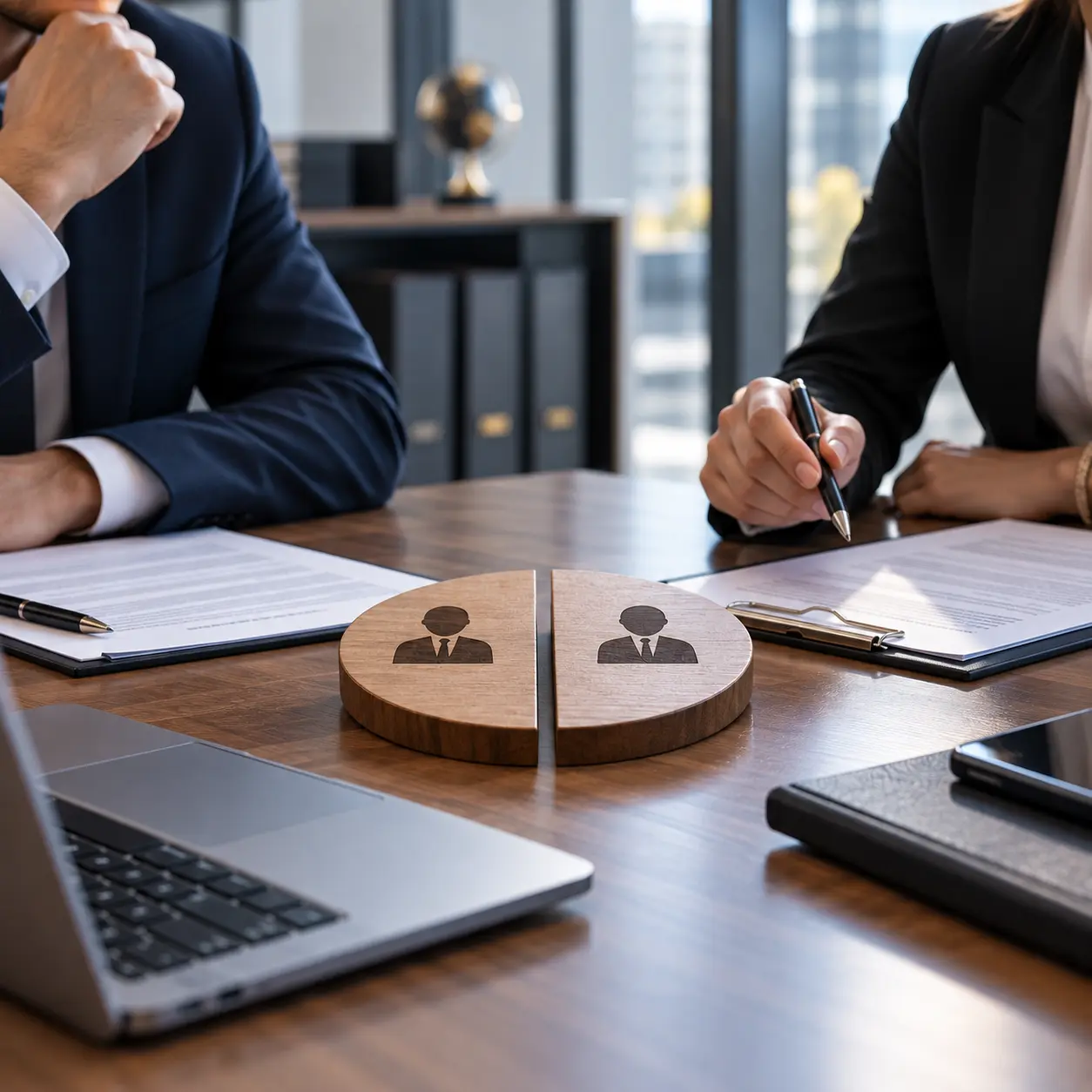 Empresas: os riscos da sociedade dividida meio a meio