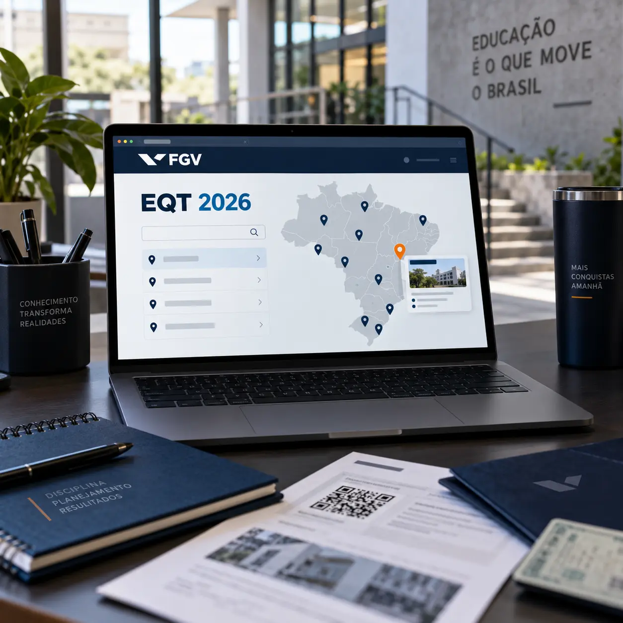 Locais de prova da 2ª Edição do EQT 2026 já estão disponíveis no site da FGV