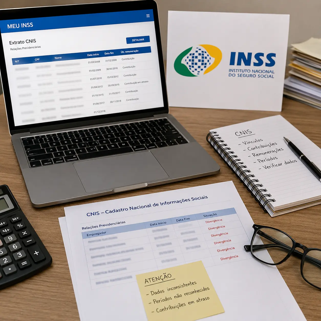 Erros no CNIS podem atrasar aposentadoria no INSS