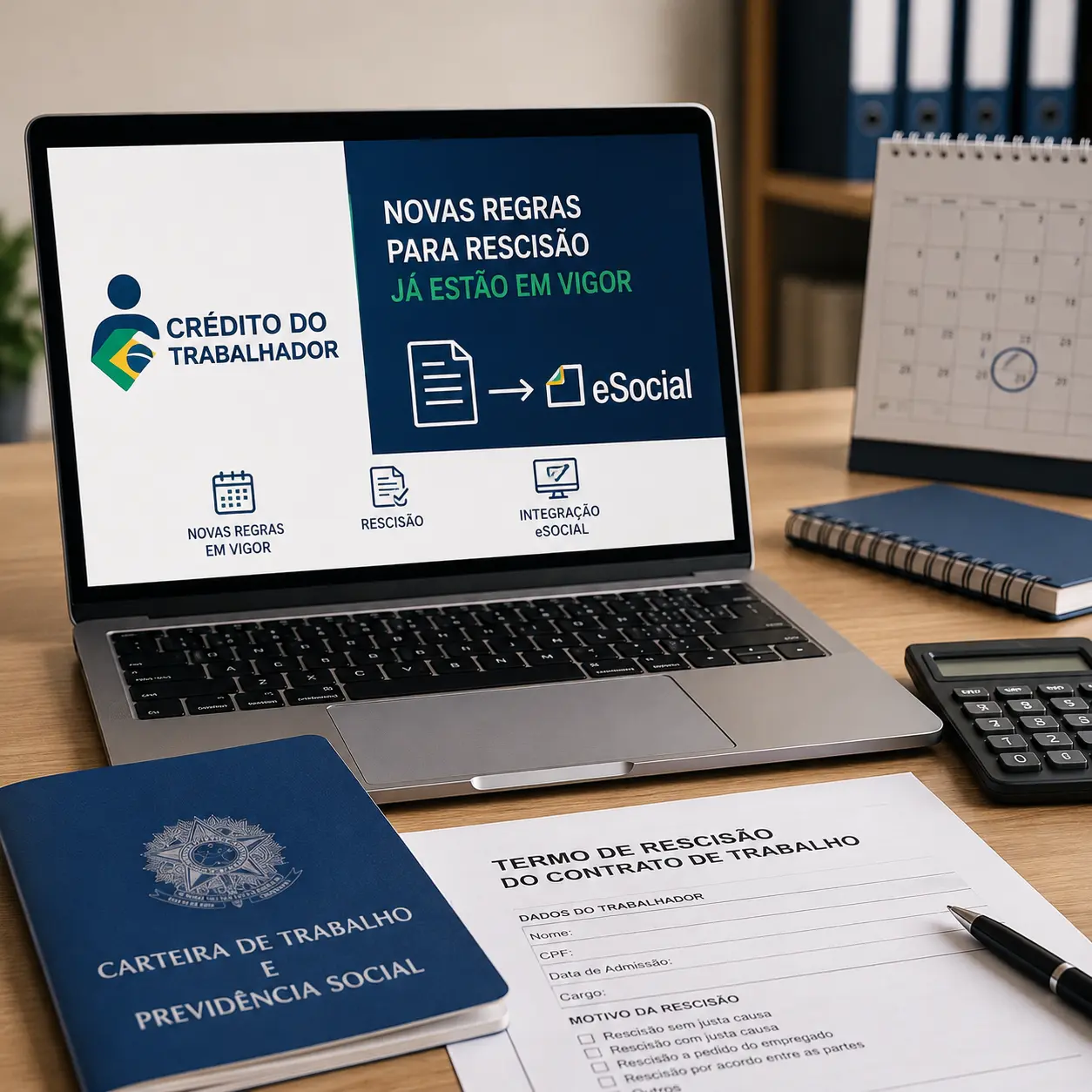 Crédito do Trabalhador: novas regras para rescisão entram em vigor e alteram eSocial