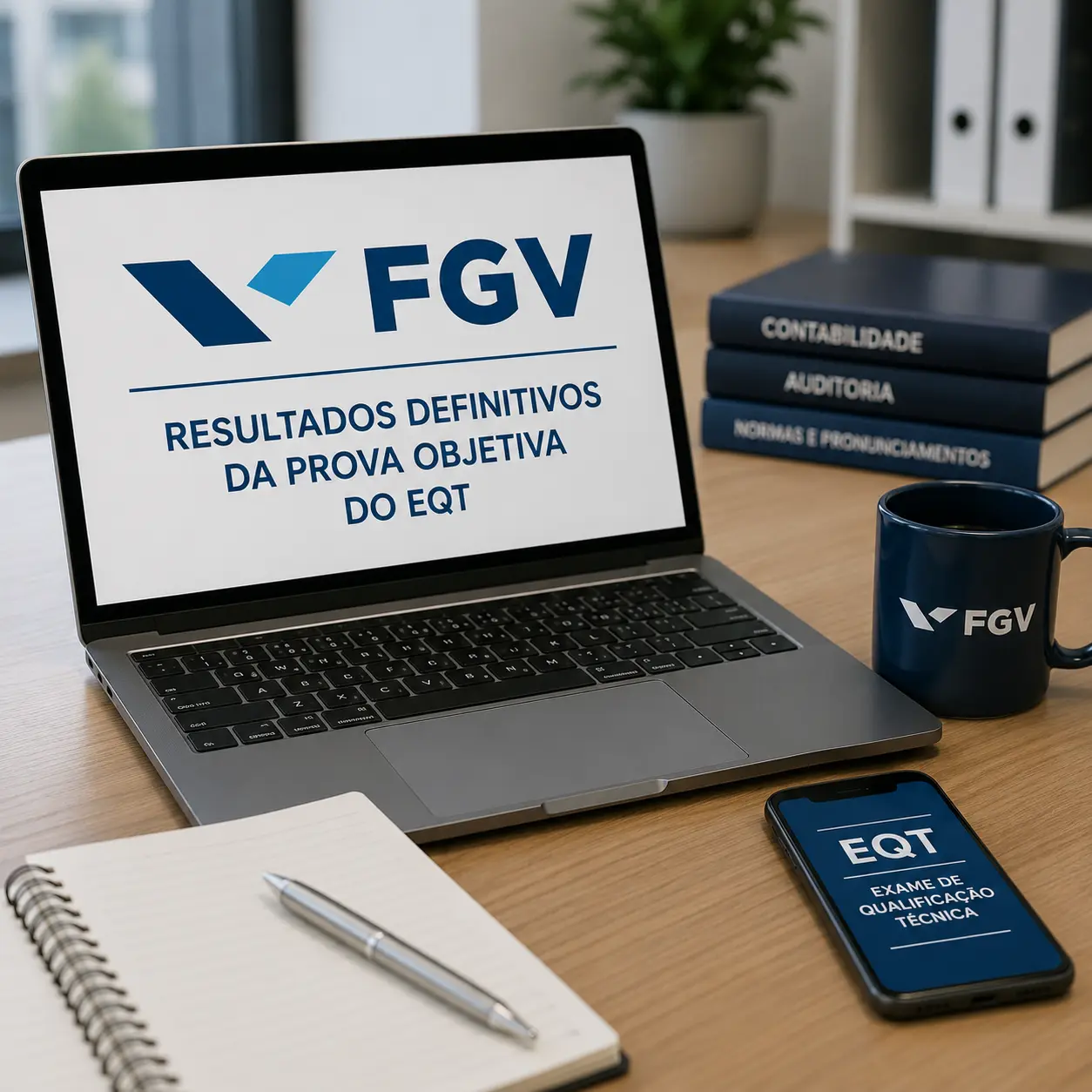 FGV divulga resultados definitivos da Prova Objetiva do EQT