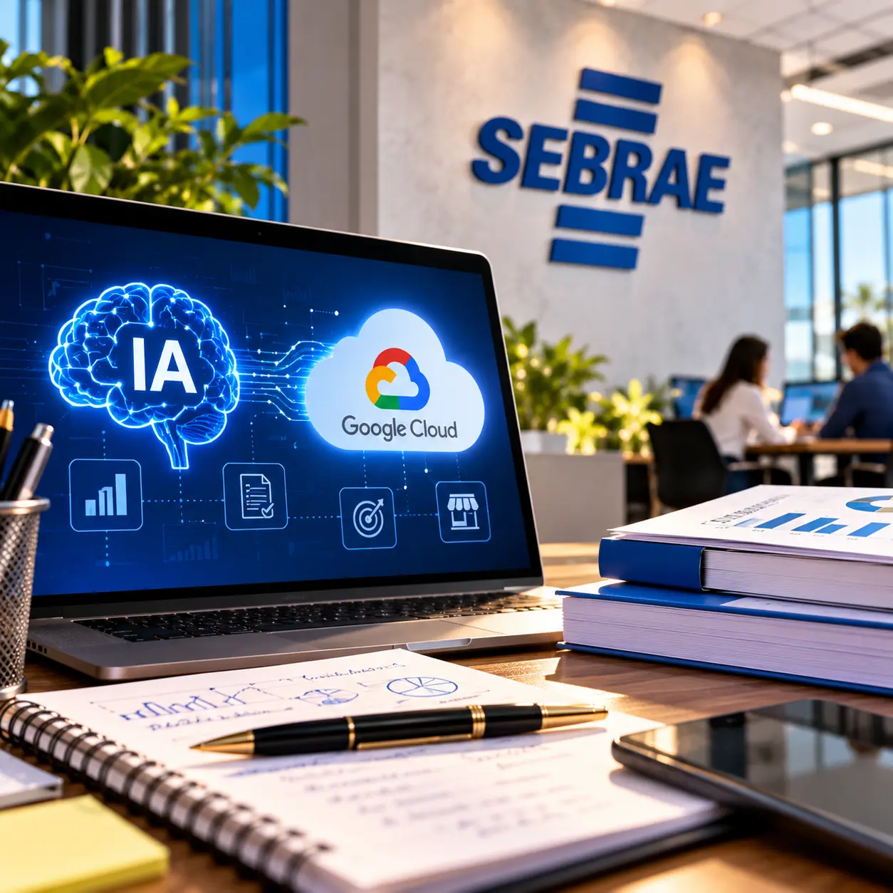 Sebrae adota Inteligência Artificial do Google Cloud em plataforma que facilita o planejamento de pequenos negócios