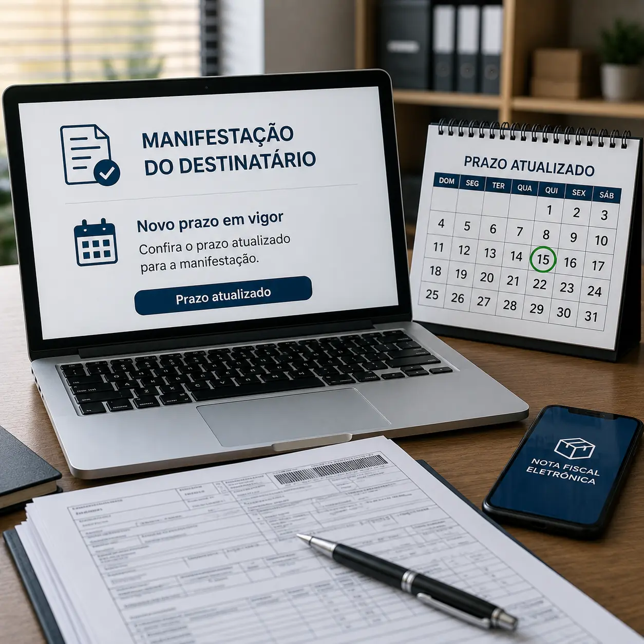 Manifestação do Destinatário já está com novo prazo em vigor