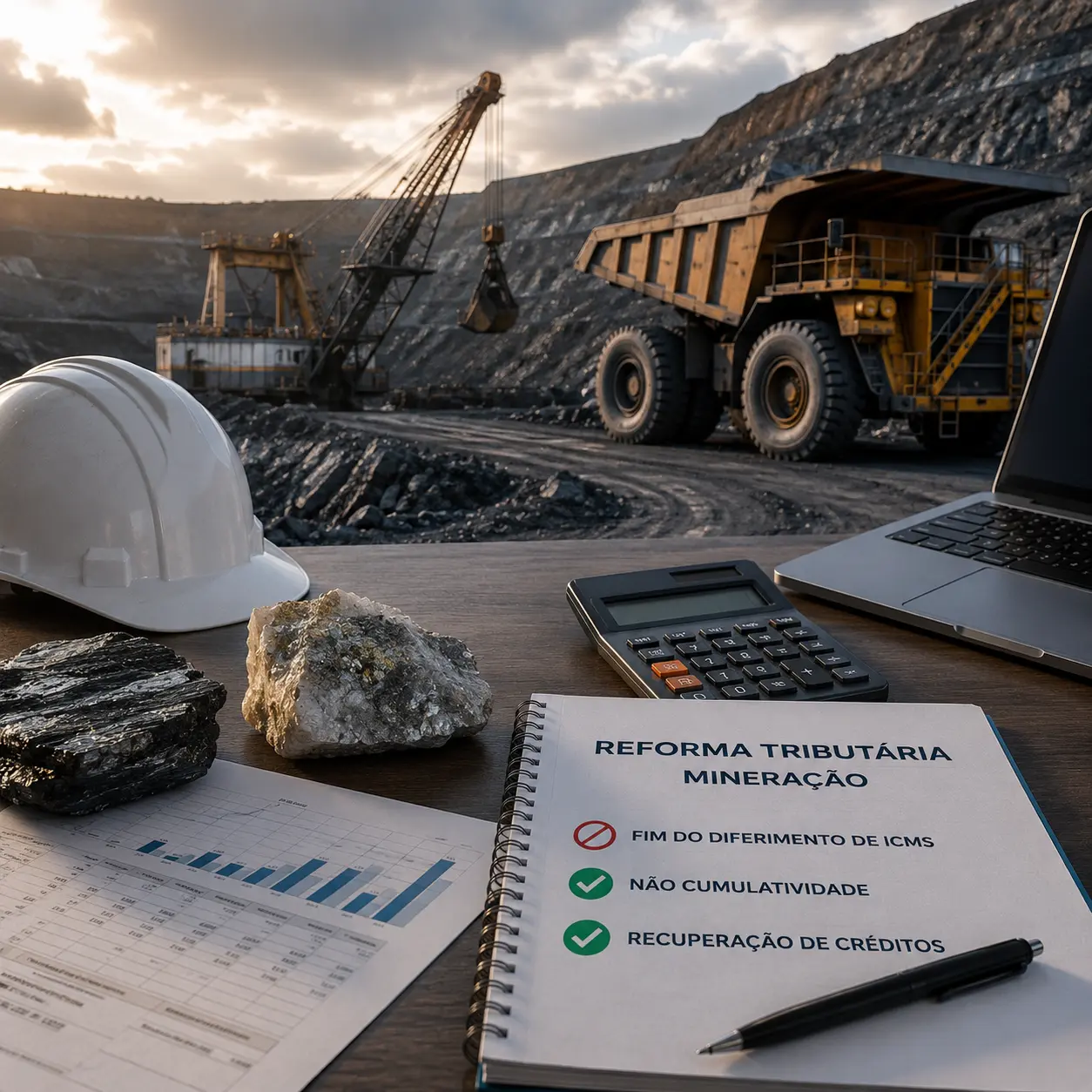 Mineração: reforma tributária acaba com diferimento de ICMS, mas traz ganhos na não cumulatividade e na recuperação de créditos
