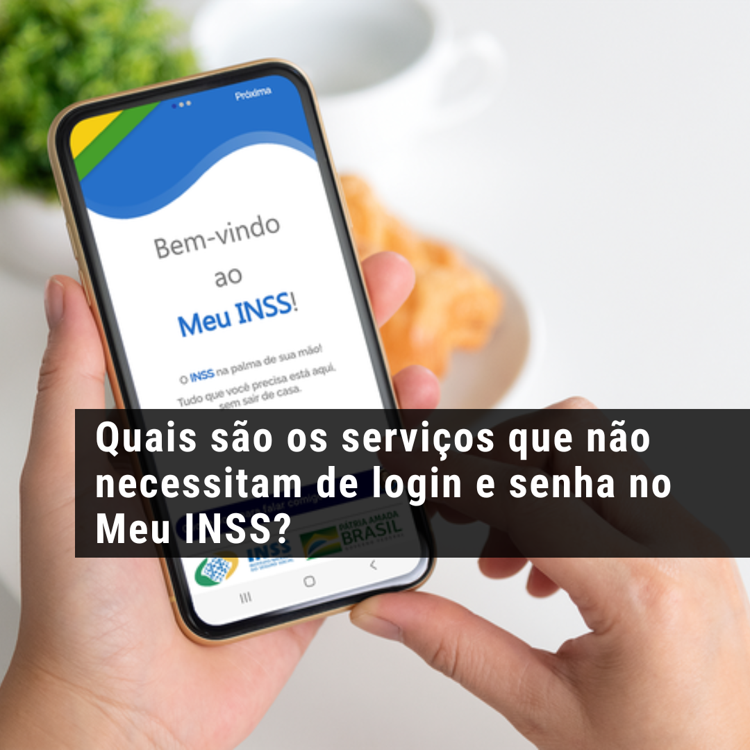 Quais são os serviços que não necessitam de login e senha no Meu INSS?