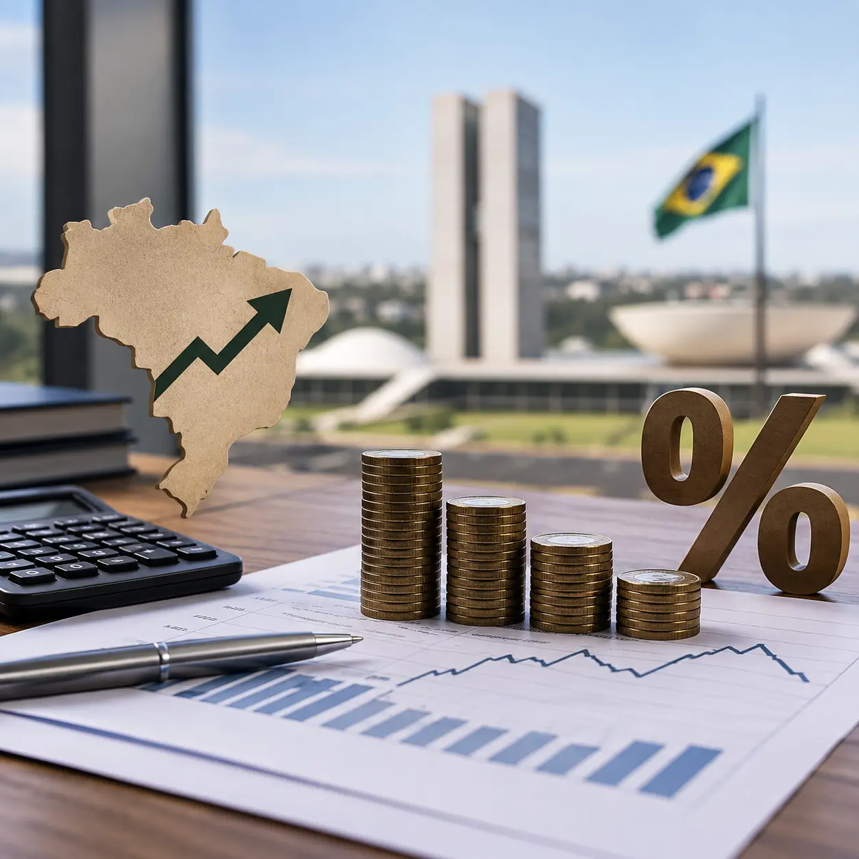 Governo reduz projeção do PIB para 2% em 2026 e 2,3% em 2027