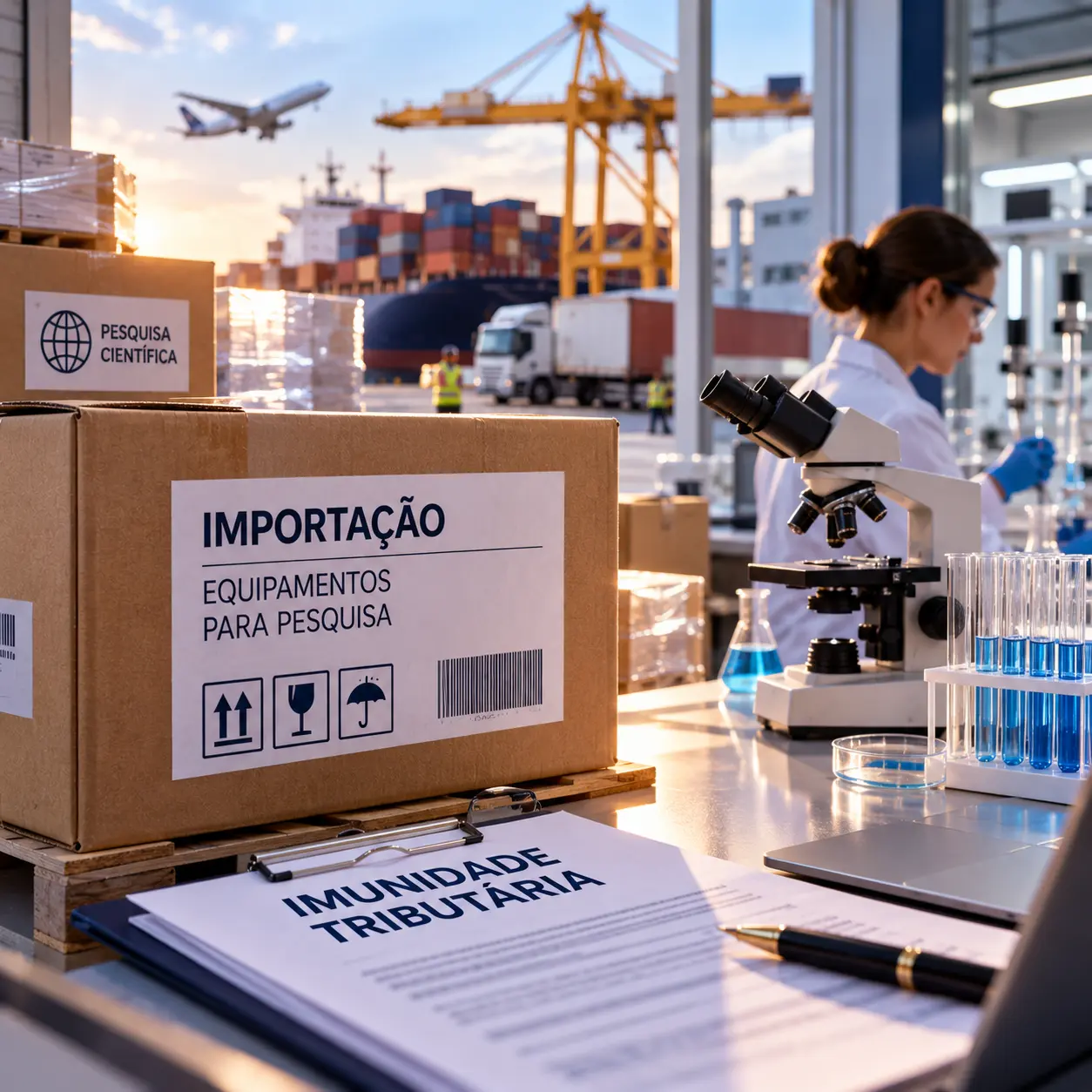 Importações para pesquisa pública terão imunidade tributária
