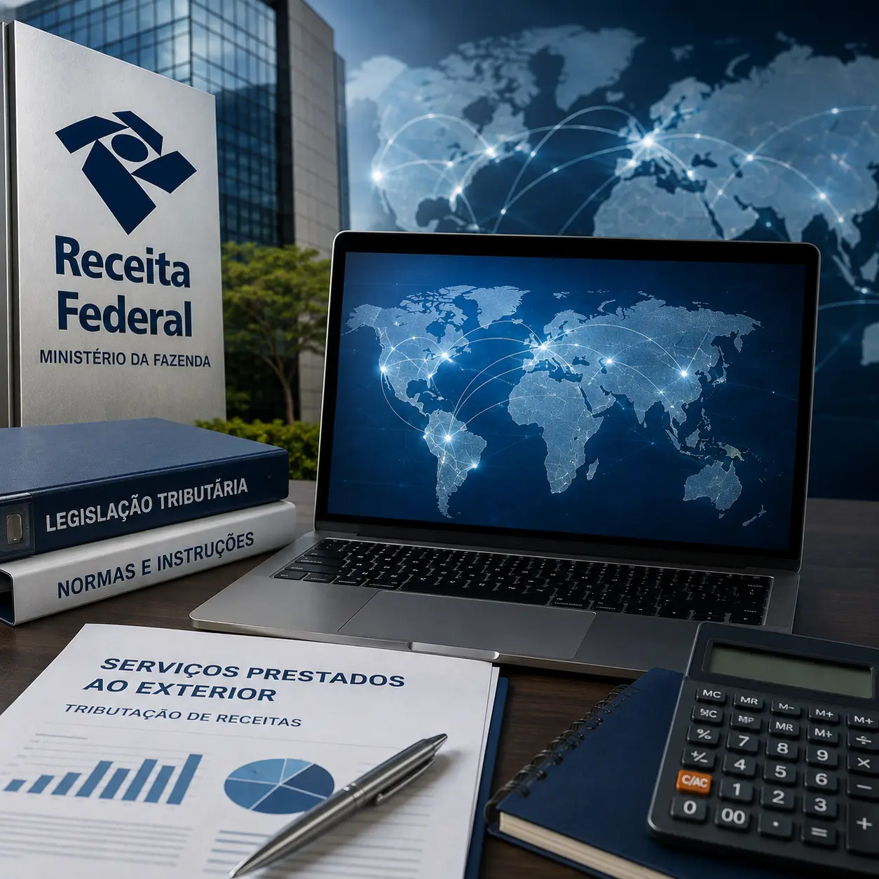 Receita Federal define tributação de receitas de serviços prestados ao exterior