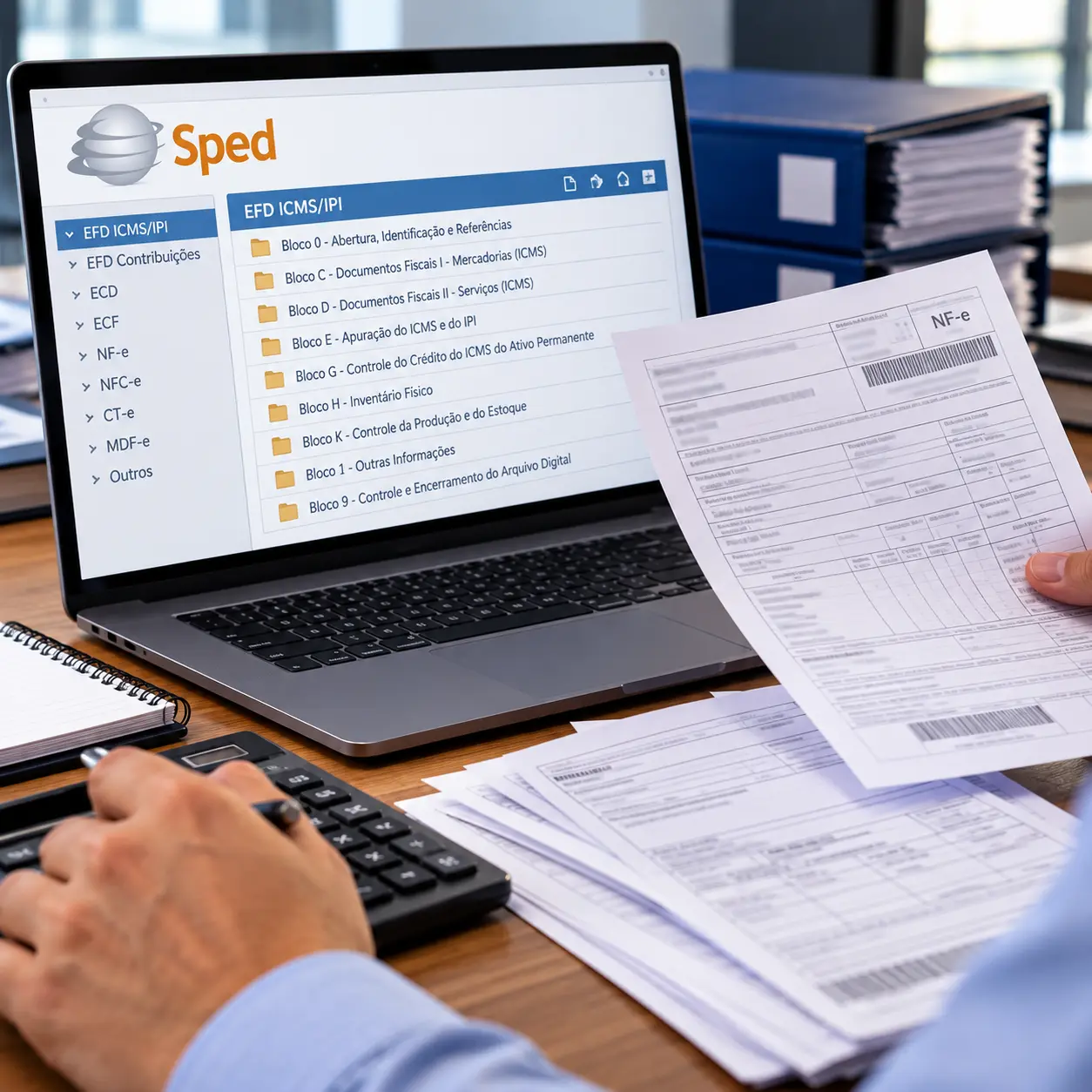 Sped esclarece quais valores das notas devem ser informados na EFD ICMS/IPI