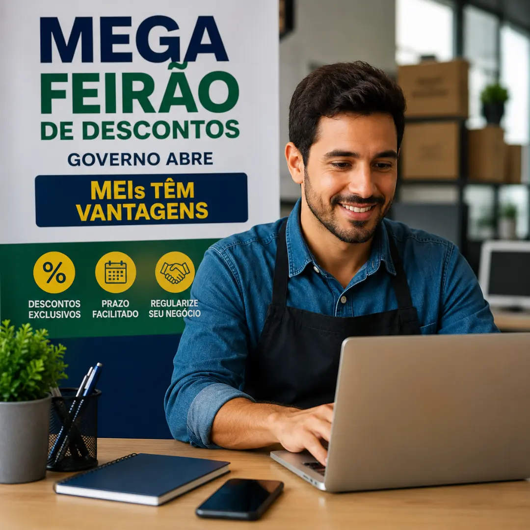 Governo abre mega feirão de descontos. MEIs têm vantagens