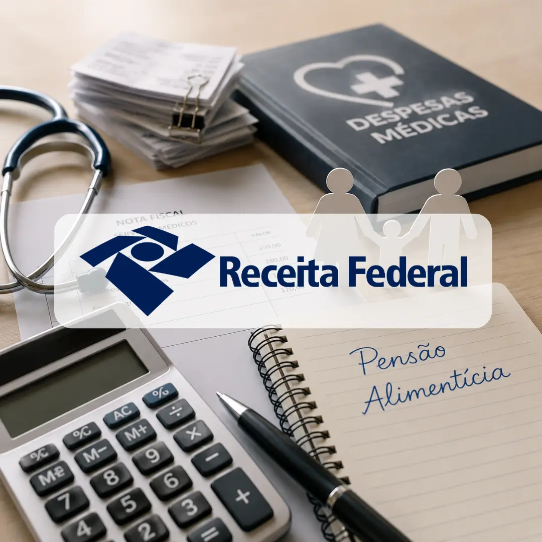 Receita esclarece deduções de despesas médicas e pensão paga por cônjuge dependente