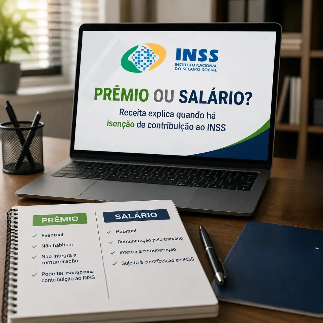 Prêmio ou salário? Receita explica quando há isenção de contribuição ao INSS