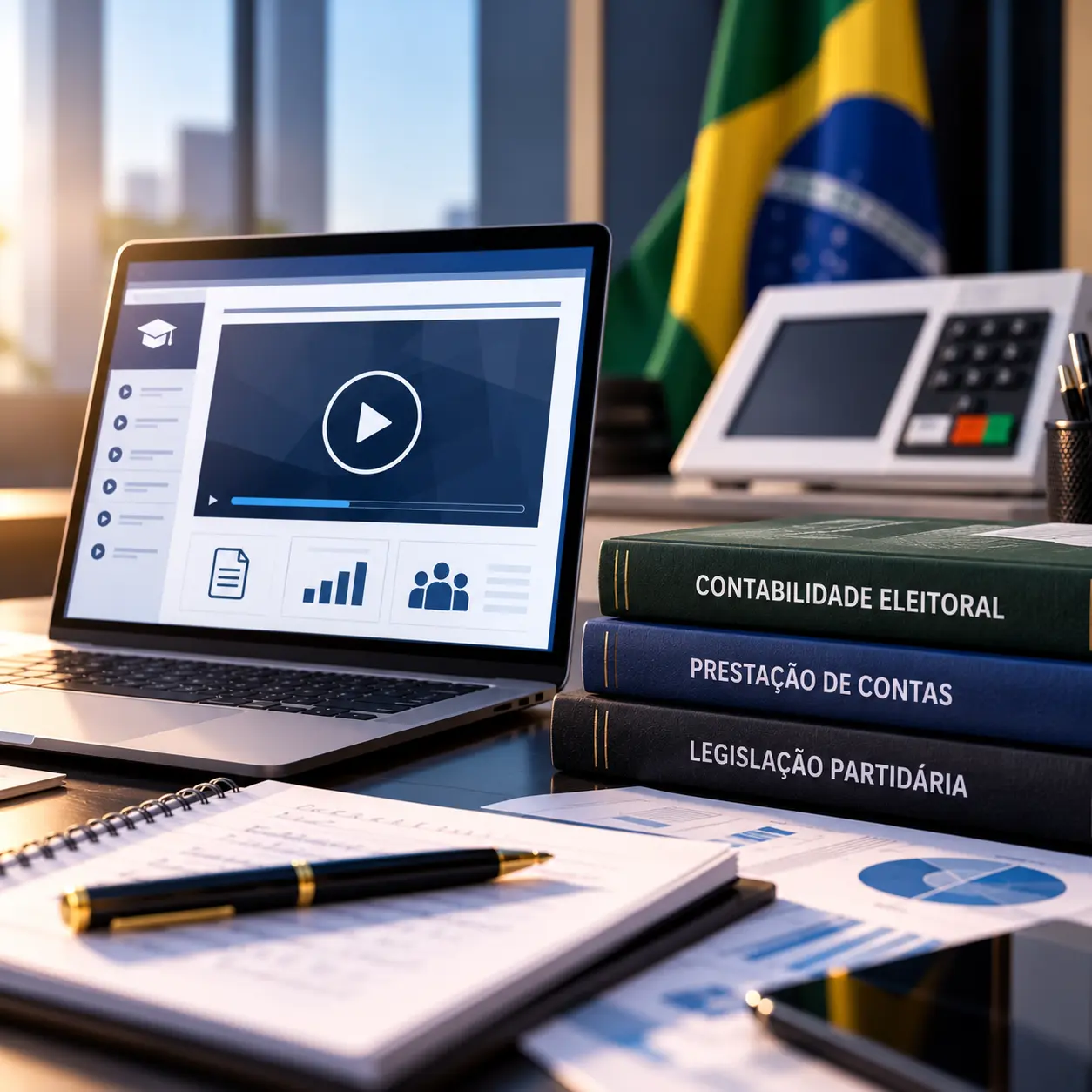 Novo módulo do curso sobre Contabilidade Eleitoral e Partidária está disponível