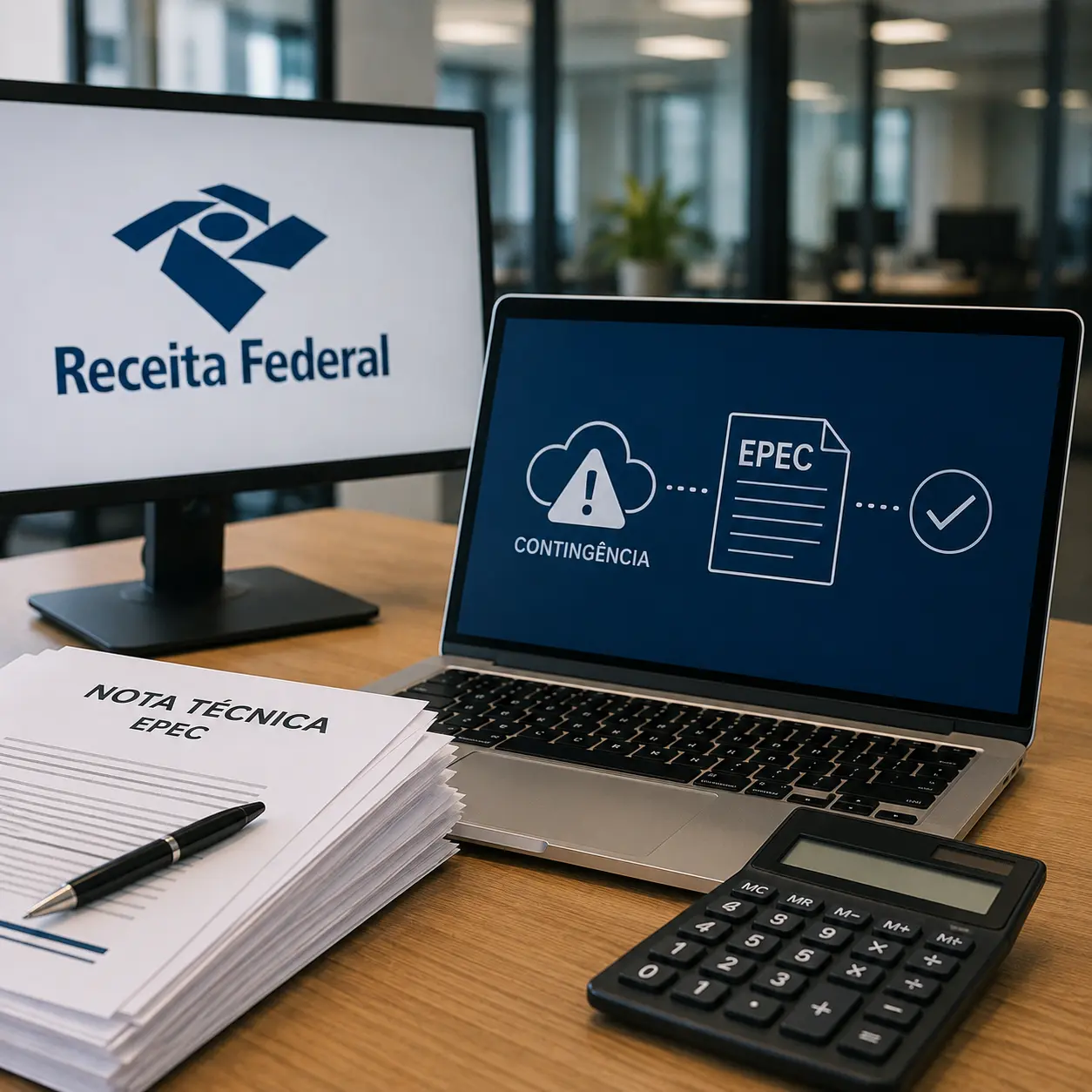 Receita publica nova Nota Técnica do EPEC; veja o que muda na emissão em contingência
