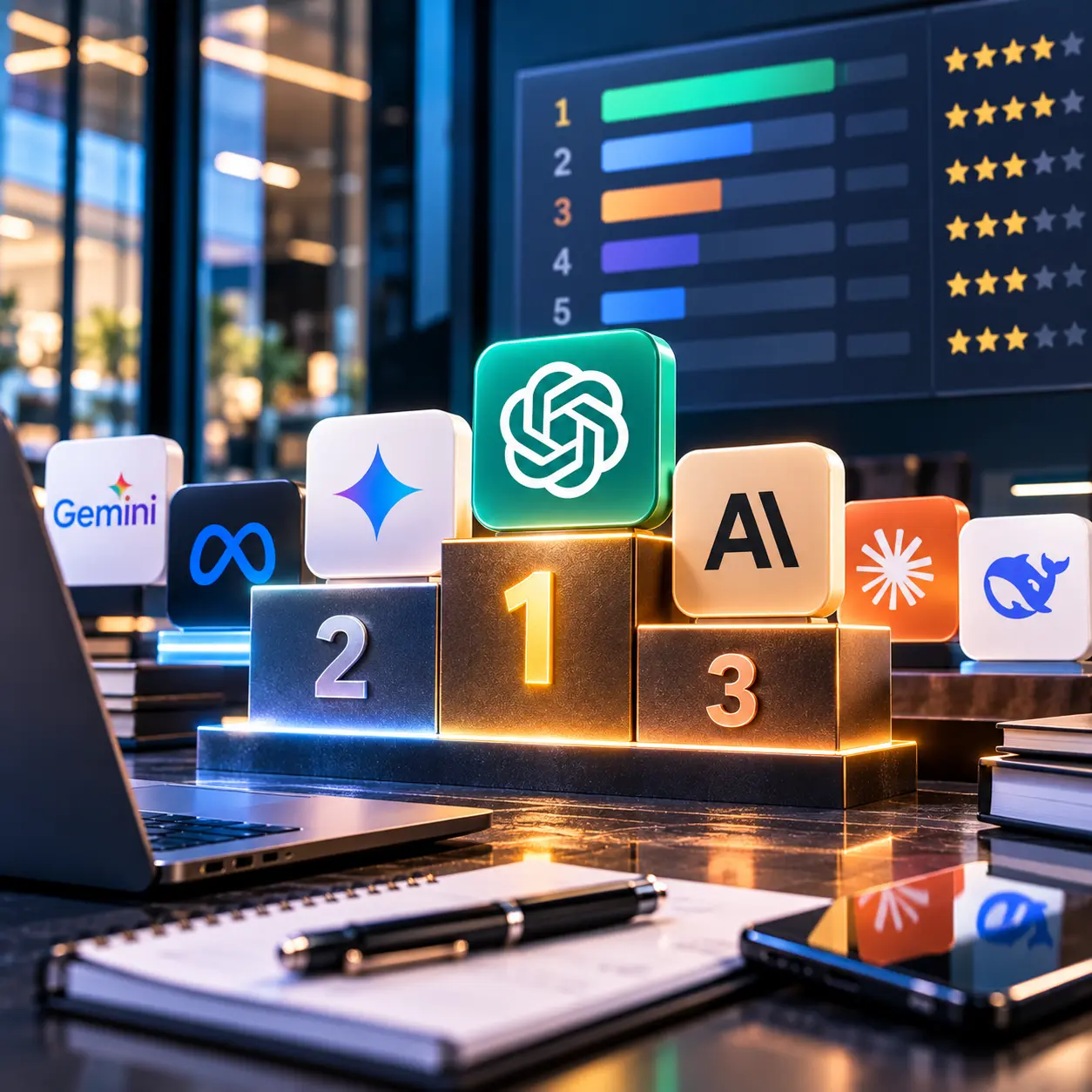 Qual é a melhor IA para sua empresa? Ranking revela diferenças entre os principais modelos