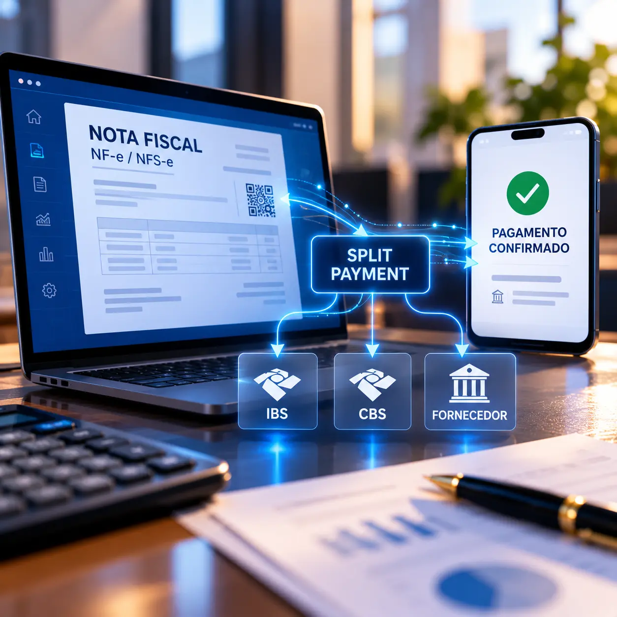 Split payment exige integração entre notas fiscais e pagamentos