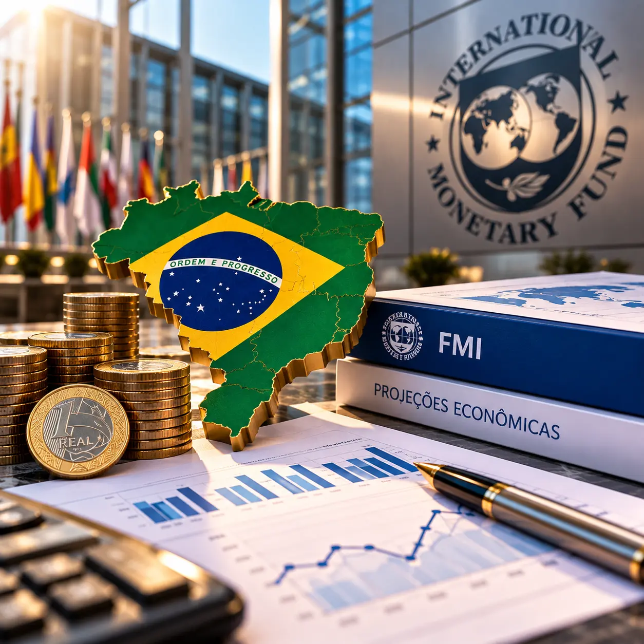 Crescimento do Brasil em 2027 preocupa? Entenda as projeções divulgadas pelo FMI