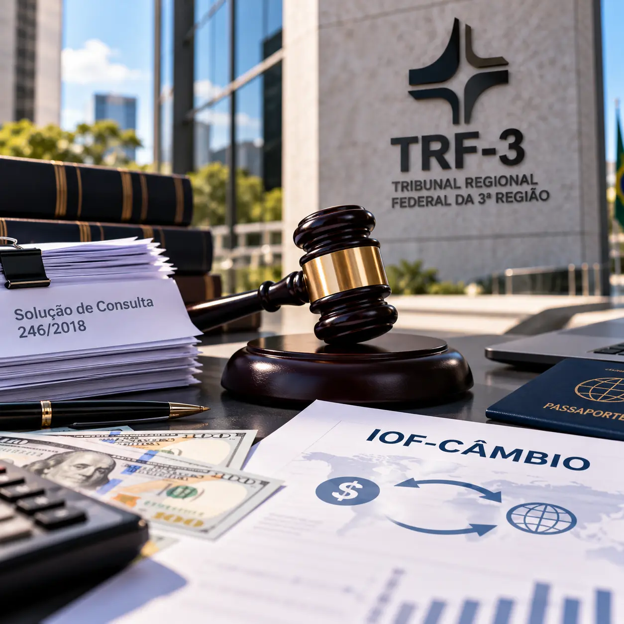 TRF-3 afasta restrição da Solução de Consulta 246/2018 sobre alíquota zero de IOF-Câmbio