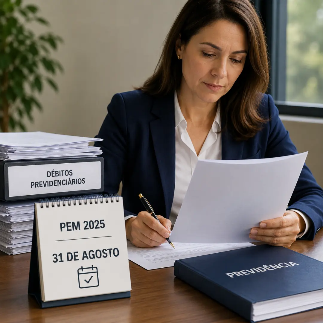 Prazo para adesão ao Parcelamento Excepcional de Débitos Previdenciários dos Municípios - PEM 2025 termina em 31 de agosto