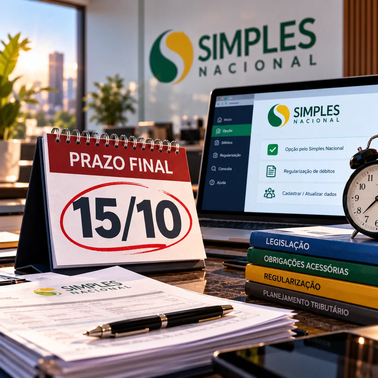 Contagem Regressiva: Prazo final para opção pelo Simples Nacional termina em 15/10!