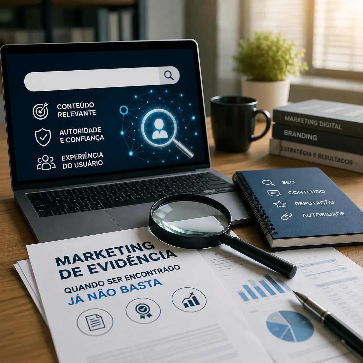 Marketing de Evidência: quando ser encontrado já não basta