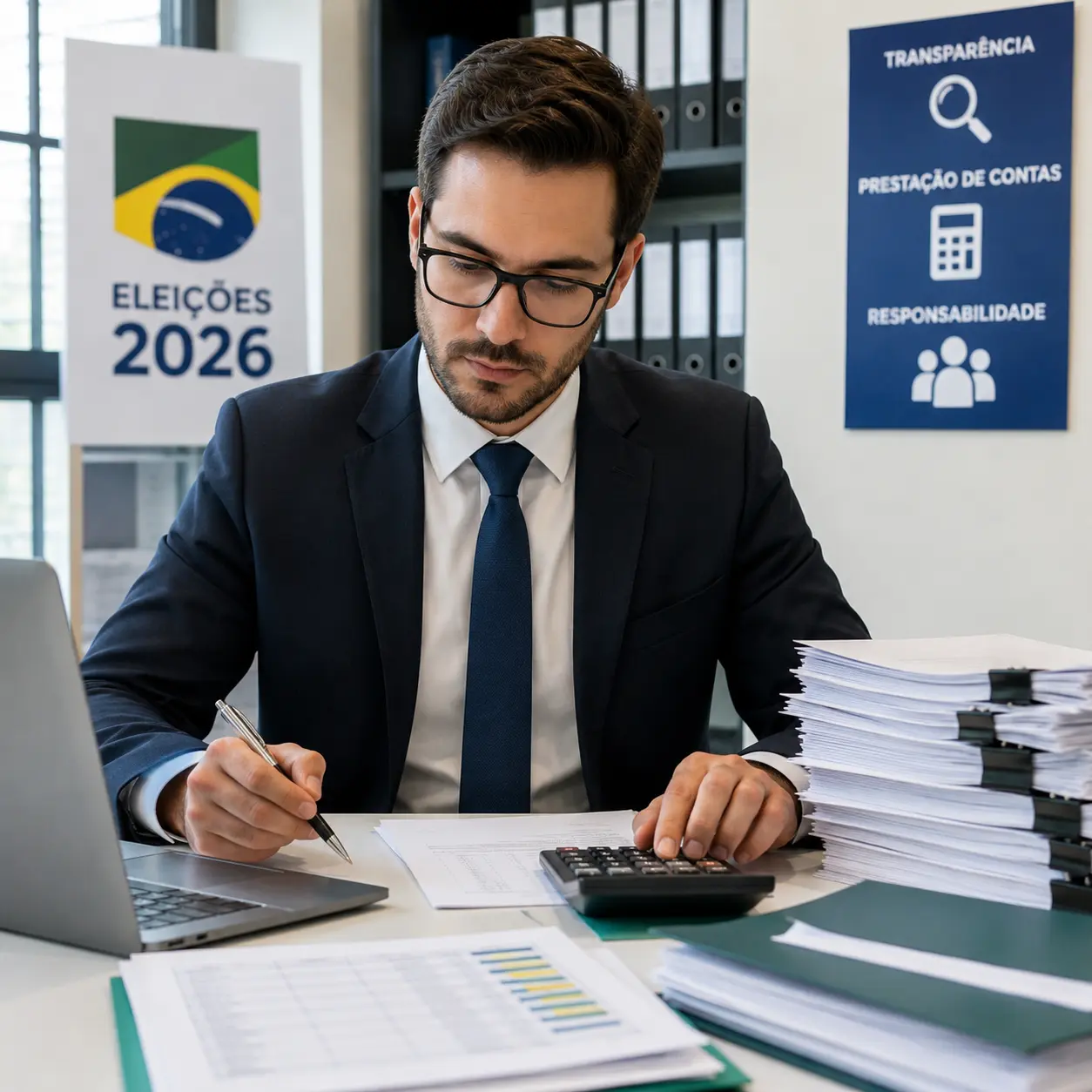 Contador é peça obrigatória na prestação de contas das campanhas eleitorais de 2026