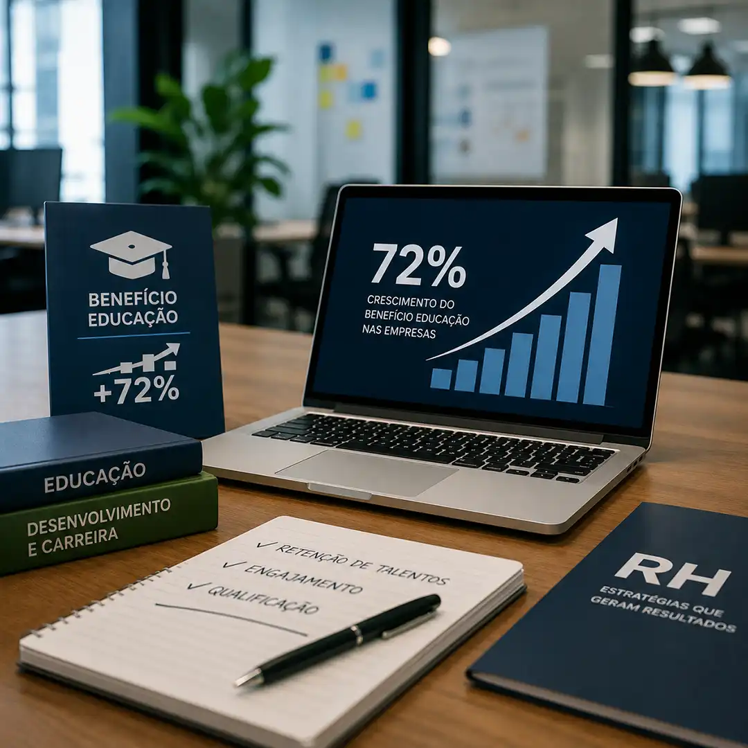 Benefício educação cresce 72% e entra no radar do RH