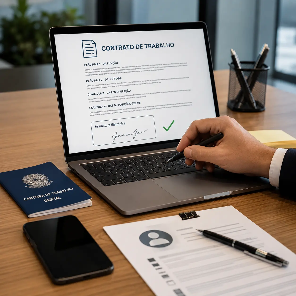 Admissão digital: como formalizar contratos de trabalho com assinatura eletrônica sem criar passivo trabalhista
