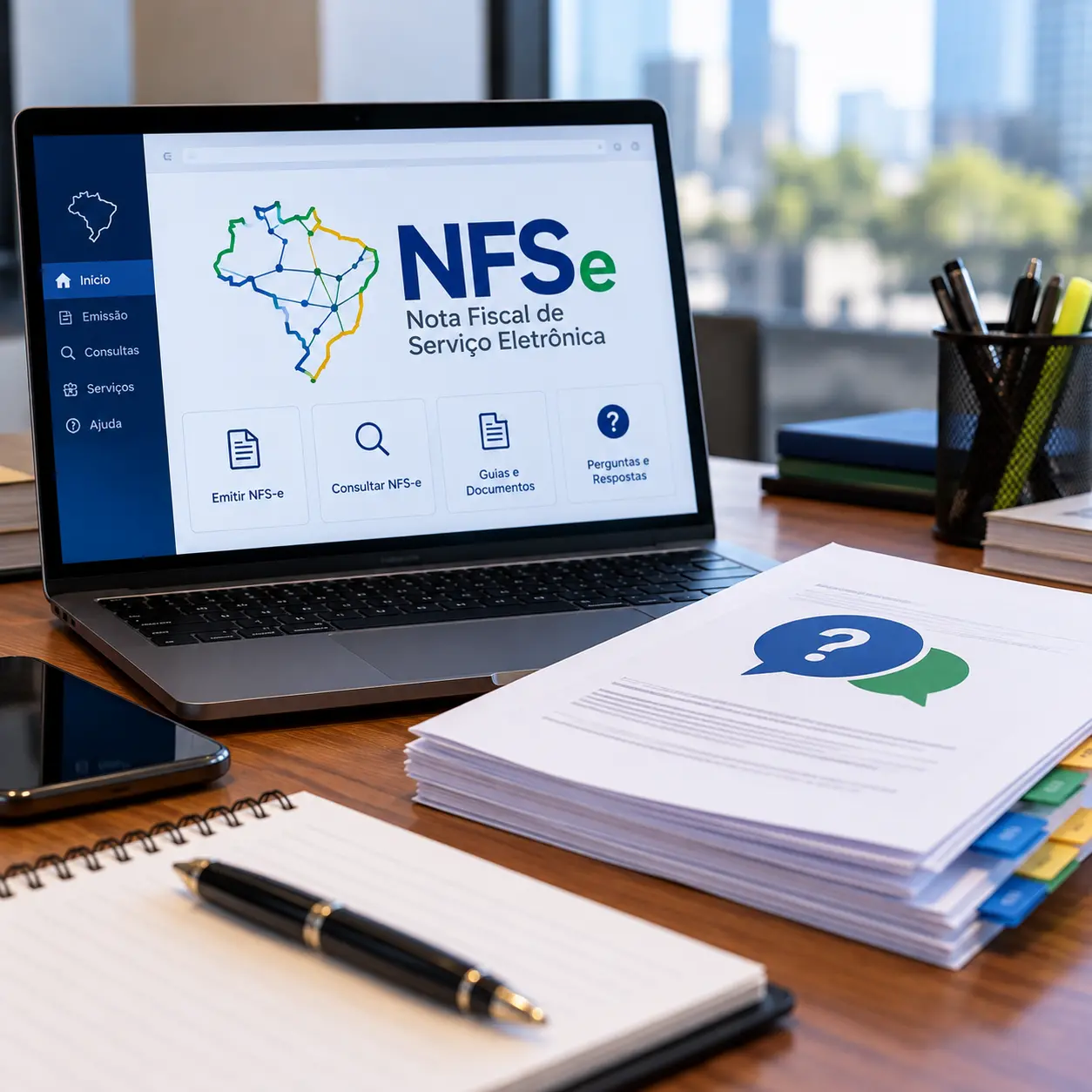 Novo material de perguntas e respostas da NFSe nacional tem 32 temas e 171 questões detalhadas