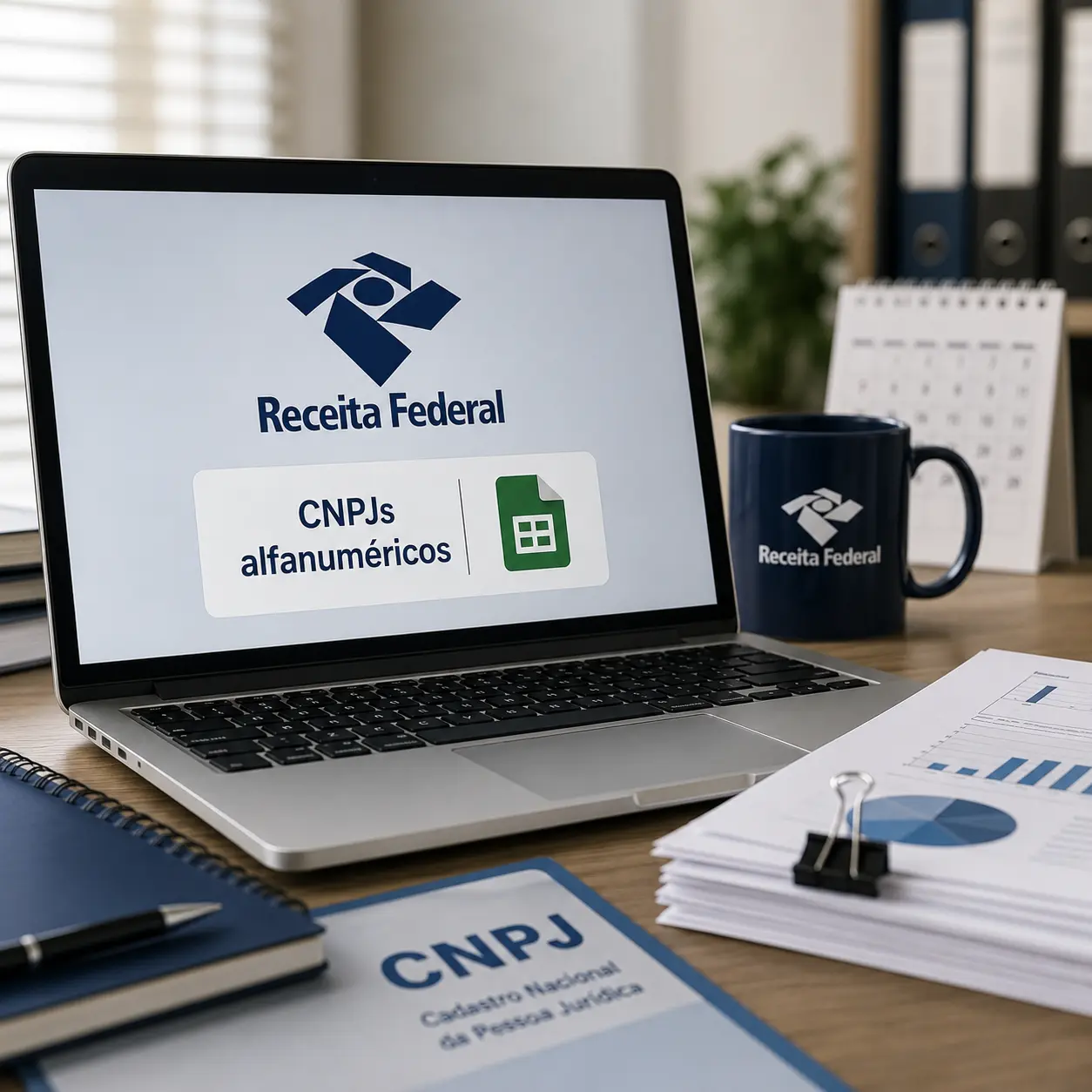Fisco libera simulações de CNPJs alfanuméricos para testes de empresas; acesse a planilha