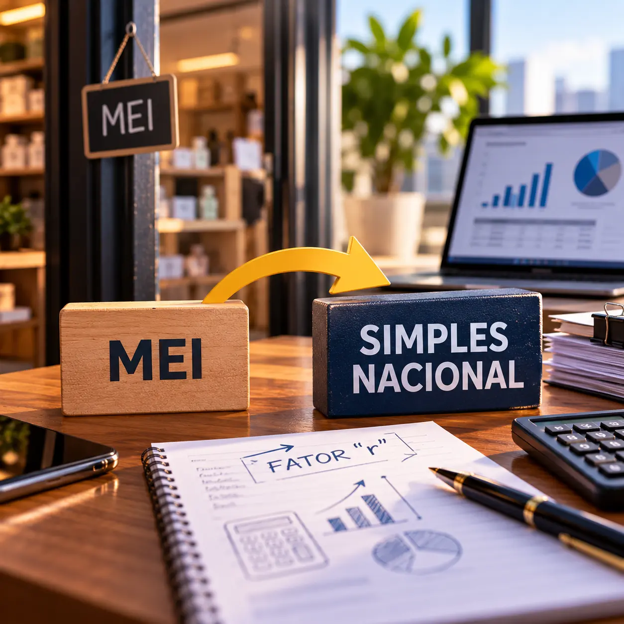 Receita Federal esclarece cálculo do fator “r” na transição de MEI para o Simples