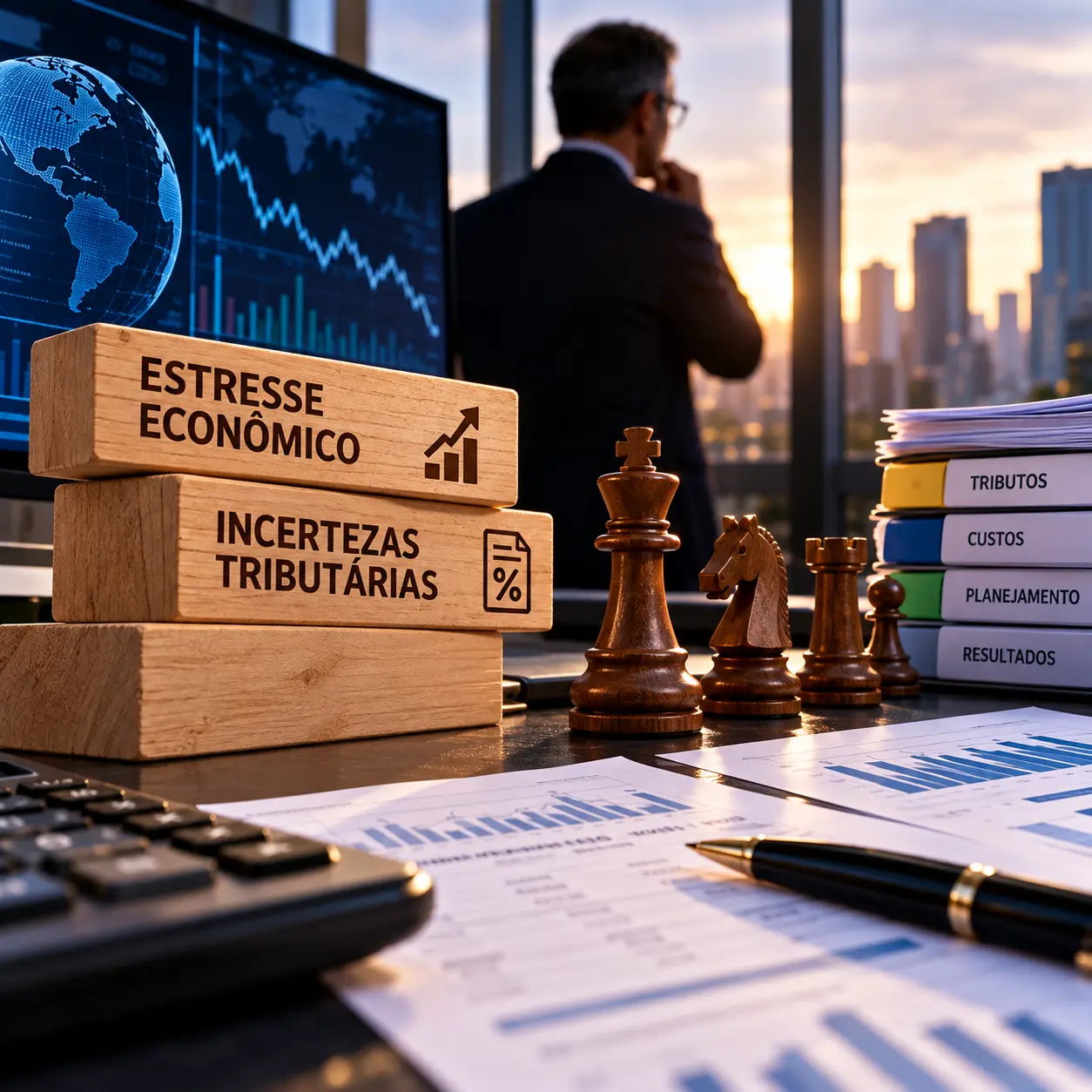 Estresse econômico e incertezas tributárias exigirão musculatura das empresas
