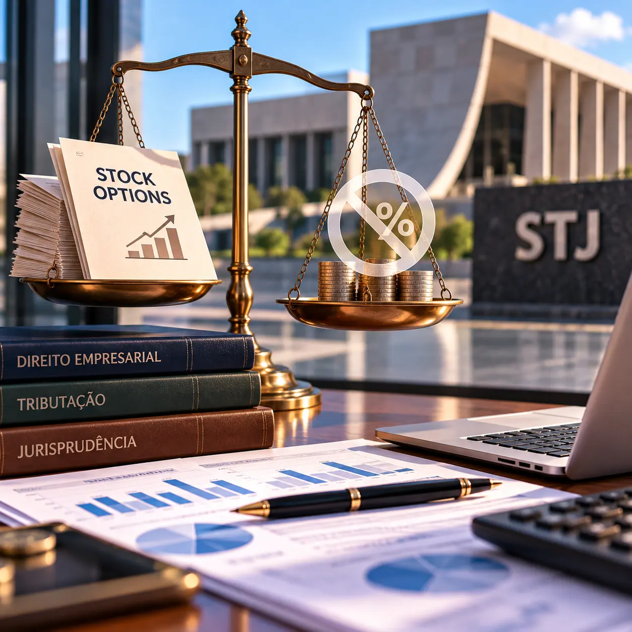 Tema 1379: STJ reconhece natureza mercantil de stock options e afasta incidência de contribuições