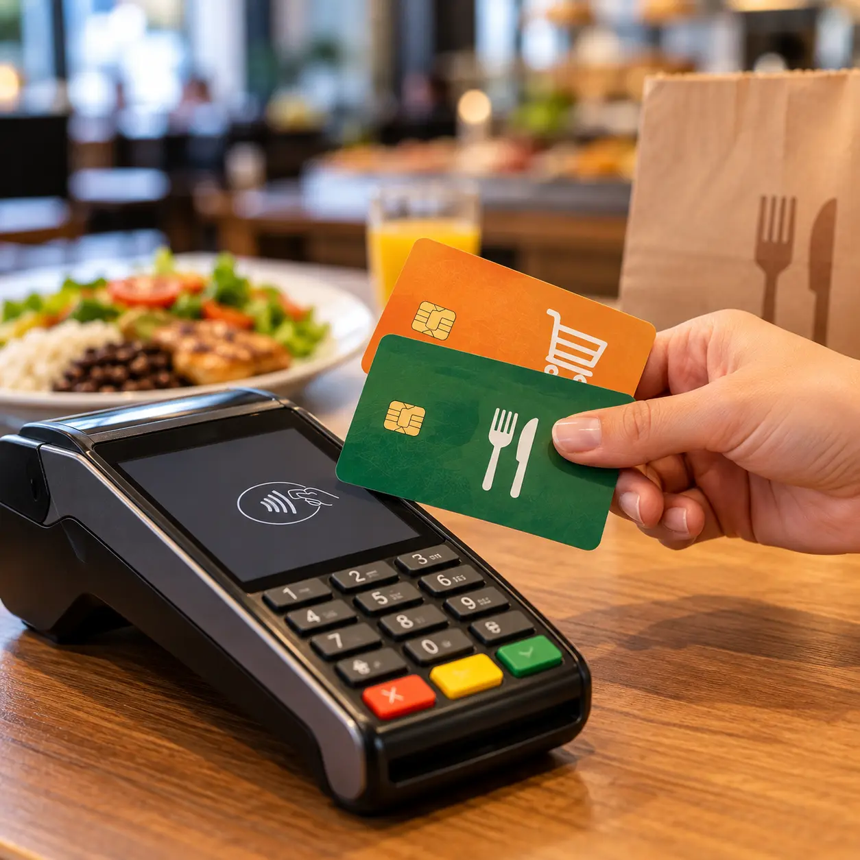 Cartões de vale-refeição e vale-alimentação passam a ser aceitos em qualquer maquininha em novembro