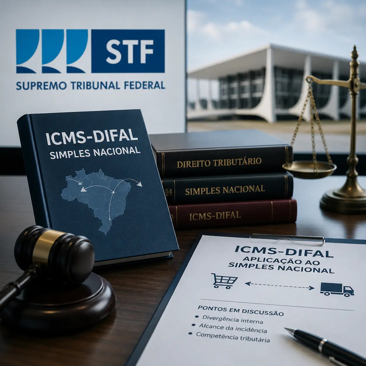 STF reconhece divergência interna sobre ICMS-Difal aplicado ao Simples Nacional