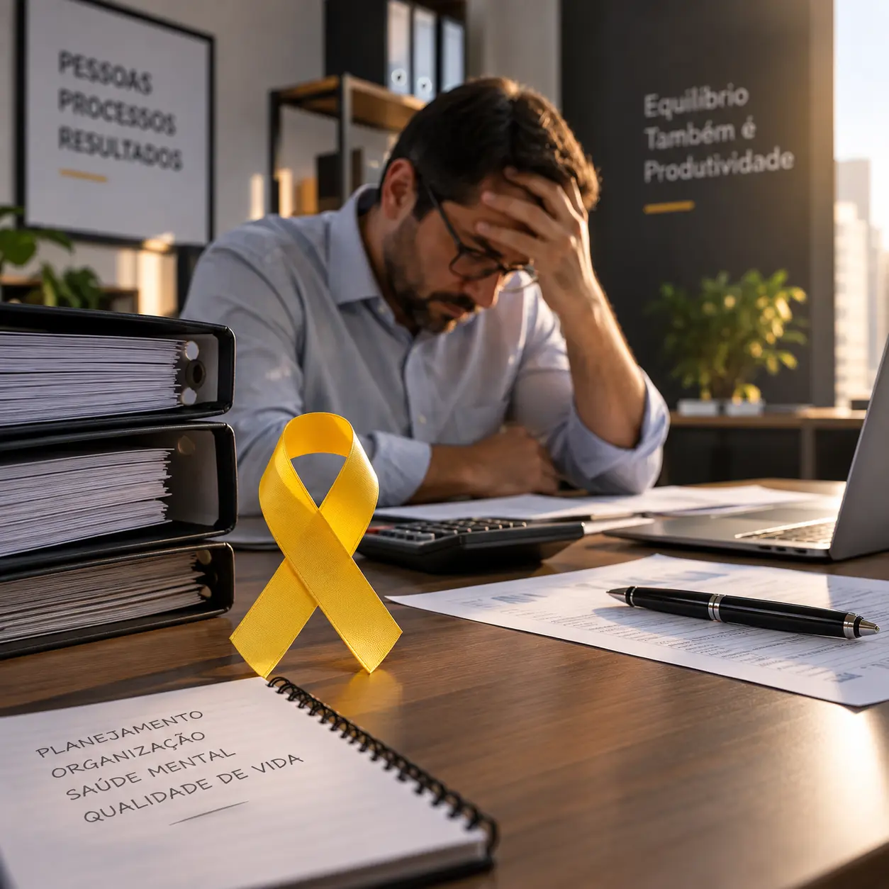 Setembro Amarelo: o alerta sobre a saúde mental no setor contábil 