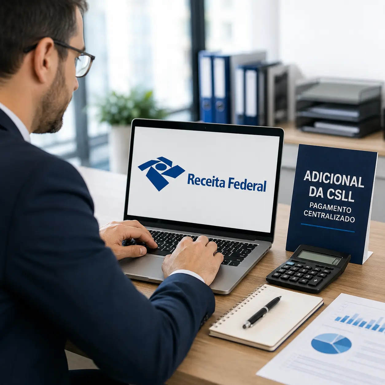 Receita Federal regulamenta pagamento centralizado do Adicional da CSLL