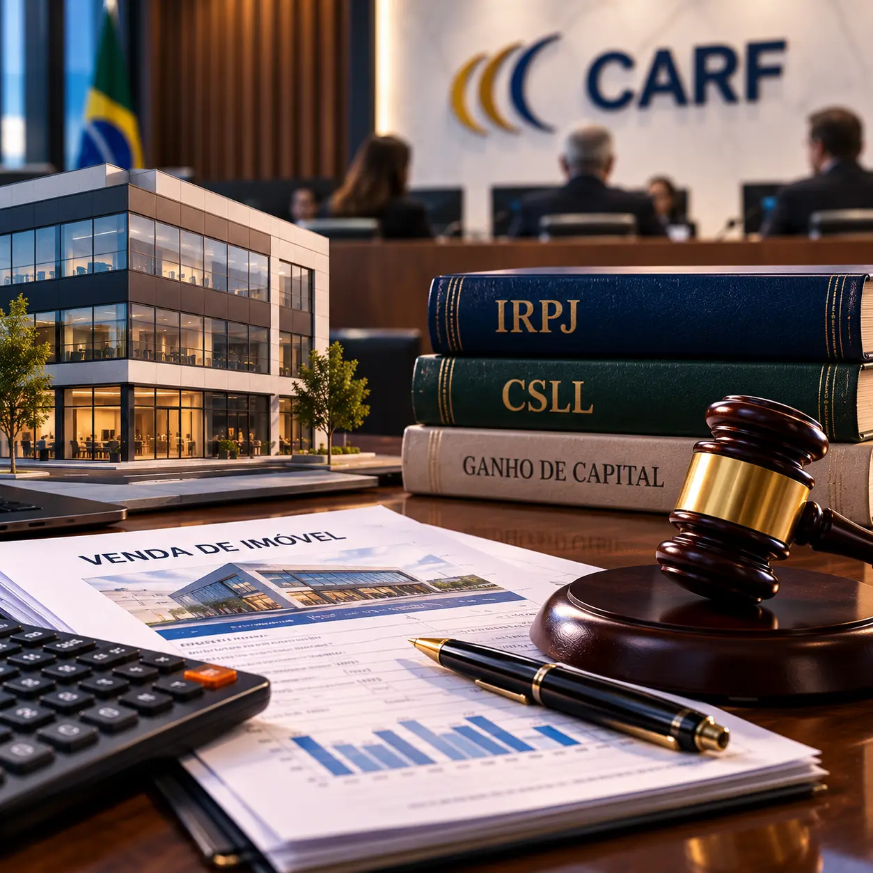 Por voto de qualidade, CARF mantém cobrança de IRPJ e CSLL sobre ganho de capital na venda de imóvel por empresa do setor comercial