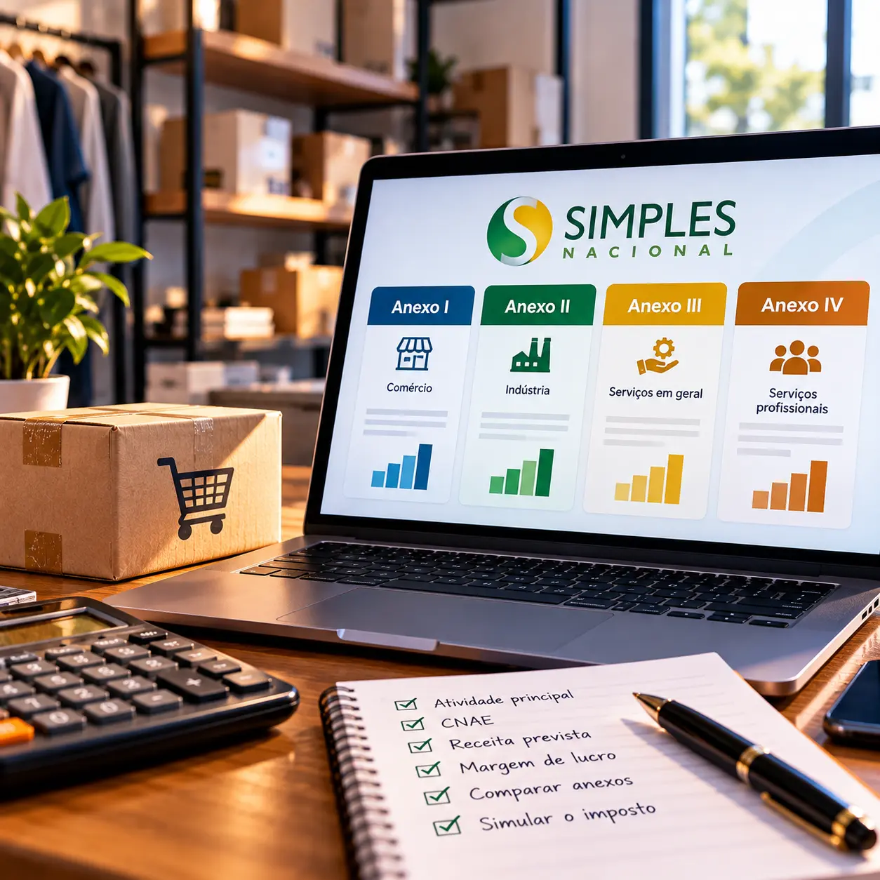 Simples Nacional para microempresa: como escolher o anexo certo e pagar menos imposto