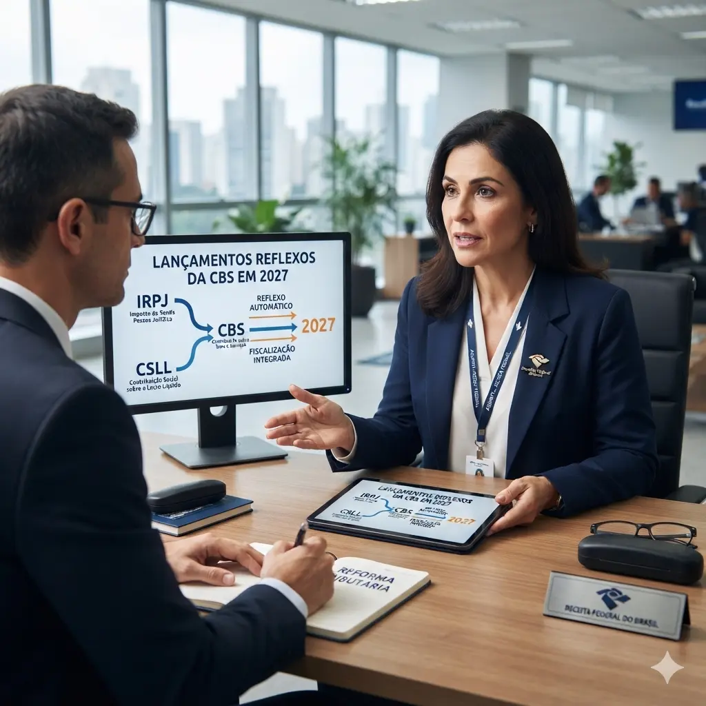 Lançamentos reflexos de CBS podem ocorrer em 2027, diz adjunta da Receita