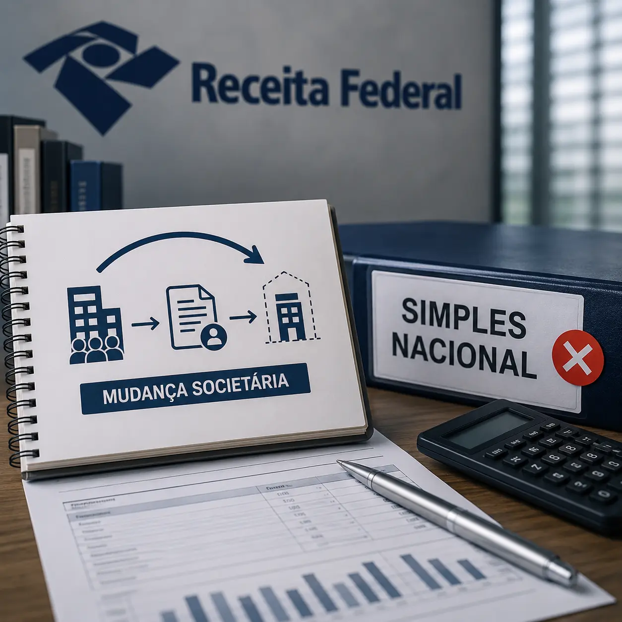 Receita Federal esclarece efeitos da exclusão do Simples Nacional após mudança societária