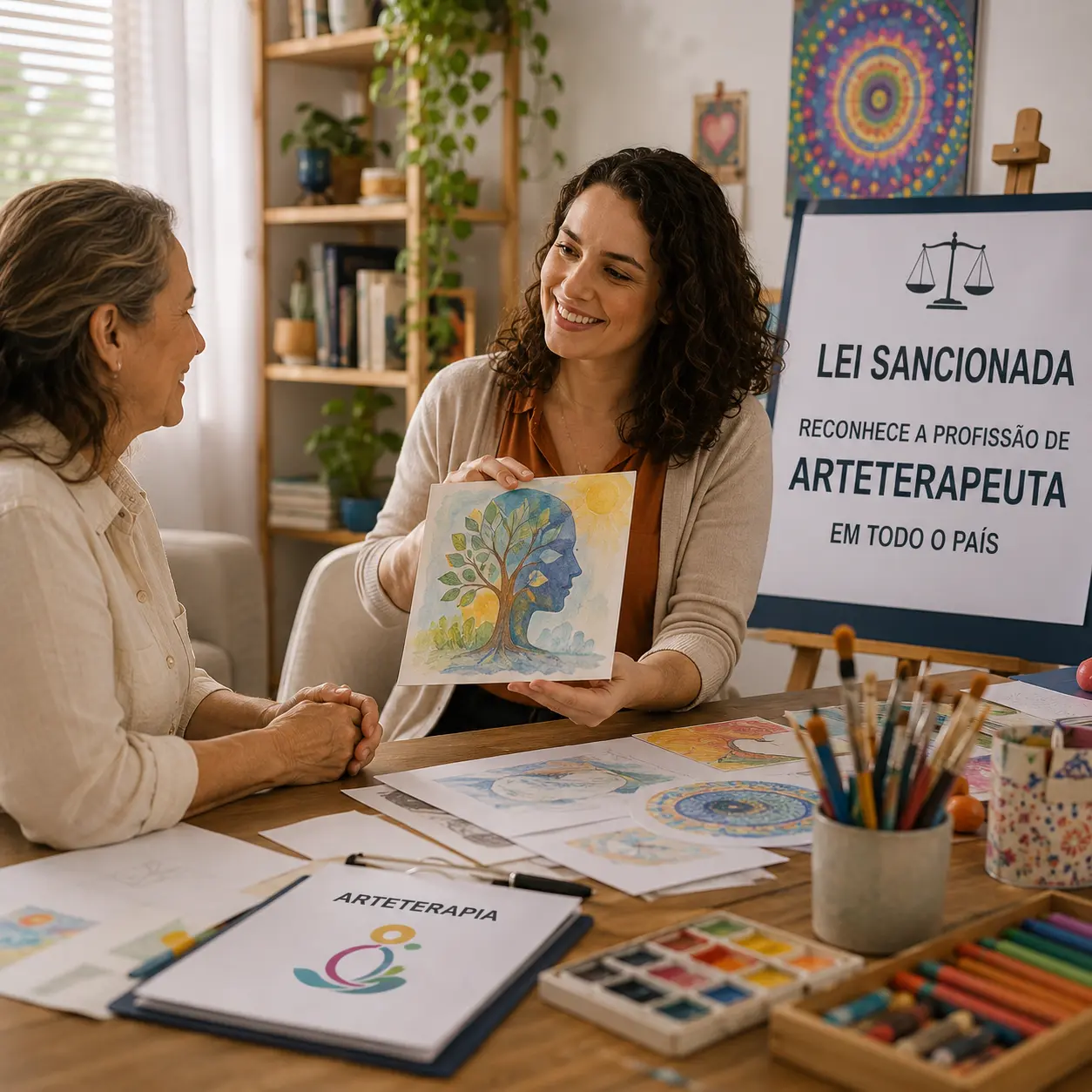 Sancionada lei que reconhece a profissão de arteterapeuta em todo o país