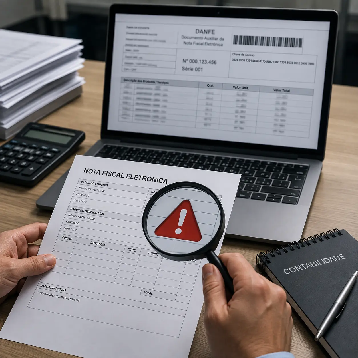 Erro invisível nas notas fiscais dispara autuações na contabilidade