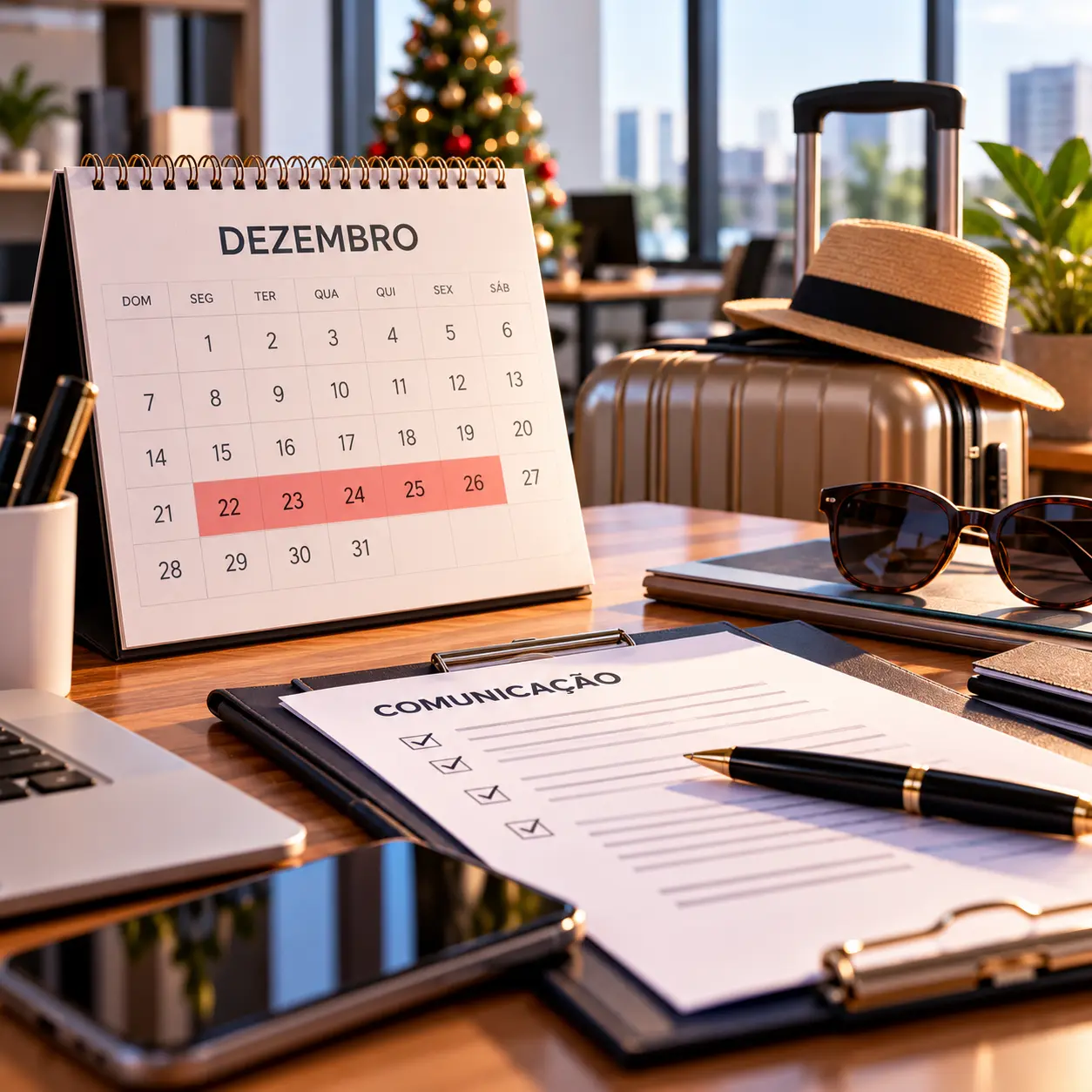Férias coletivas no fim do ano: veja o que a empresa precisa comunicar