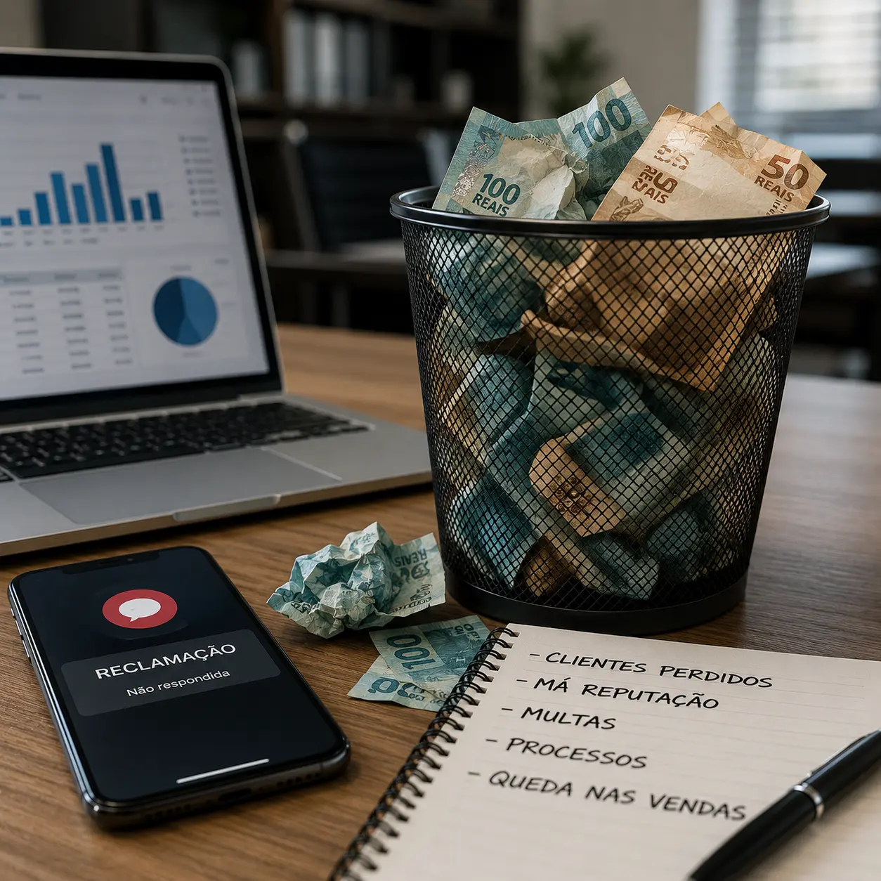 O dinheiro que sua empresa perde quando ignora uma reclamação