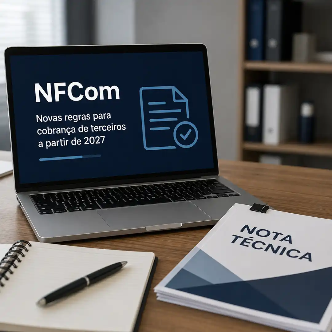 NFCom terá nova regra para cobrança de terceiros a partir de 2027; acesse nota técnica