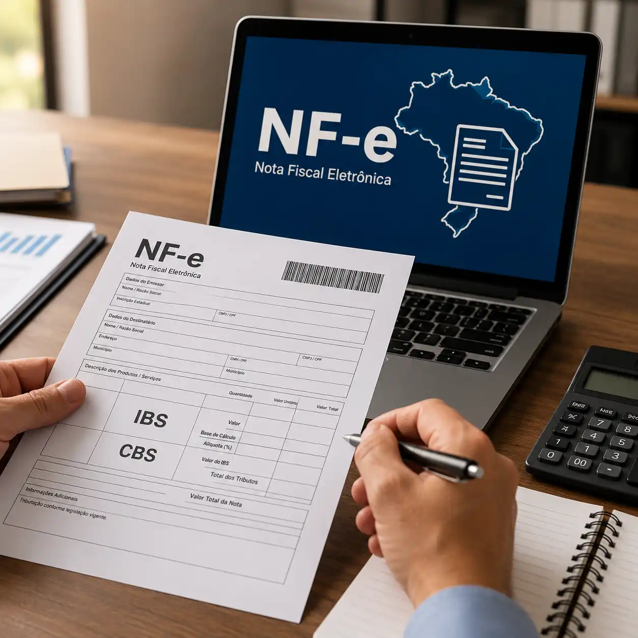 NF-e passa a exigir IBS e CBS para as empresas a partir de 3 de agosto